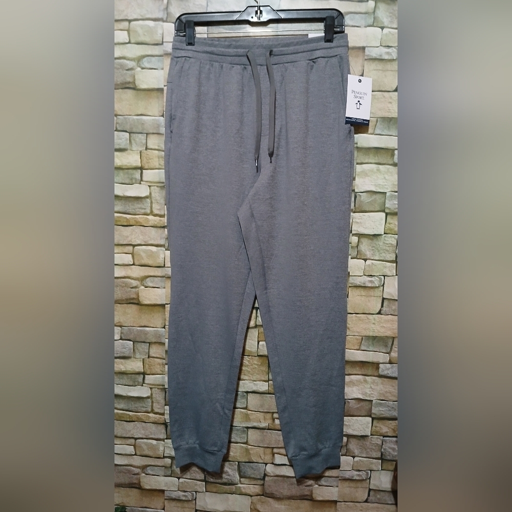 New Gray Men's Sweatpants Penguin Sport Small Athletic